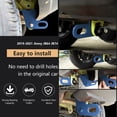 thumbnail image 3 of 2PCS Rear Left & Right Trailer Hitch For Suzuki Jimny JB64W JB74 2019-23 Blue #1, 3 of 5