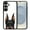 Black Rust Doberman Pinscher Dog, variant on WIRESTER Shockproof Soft Rubber Cover Case for Samsung Galaxy S25 6.2" 2025, Animal Black Miniature Schnauzer Dog On Light Blue Background