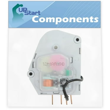 W10822278 Refrigerator Defrost Timer Replacement for Whirlpool 8ED0GTKXKT00 Refrigerator - Compatible with 482493 Defrost Timer - UpStart Components Brand