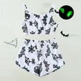 thumbnail image 2 of CONFREE Halloween Pajamas for Women Set Sleeveless Flannel Sleepwear Tops Shorts Hallowmas Pumpkin Ghost Pjs for Women Winter Warm Cozy Nightwear, 2 of 3