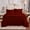 Burgundy, variant on DNG Creations 3 Piece Vintage Ruffle Duvet Cover 100% Egyptian Cotton, 800 Threads Count - With Zipper & Corner Ties ( Twin/Twin XL - Solid White )