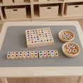 thumbnail image 3 of twisto Translucent Crystal Blocks Colorful Rainbow Cube Blocks Sensory Play Montessori Building Toy for Young Children, 3 of 10