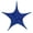 Blue Metallic Mesh, variant on 16 Inch Red Star Ornament - Christmas & Patriotic Decor - Foldable Hanging Star Decoration - Lightweight Metallic Mesh Star for Holiday Parties