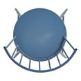 thumbnail image 3 of Weston Home Lydford Low Back Windsor Classic Dining Chairs, Set of 2, Blue Steel, 3 of 6
