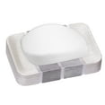 thumbnail image 2 of Zahari Home Modern Line Soap Dish - Modern Western Design Bar Soap Holder - Stylish Shower and Bathroom Soap Tray - Luxury Decor with Classic Charm, 2 of 5