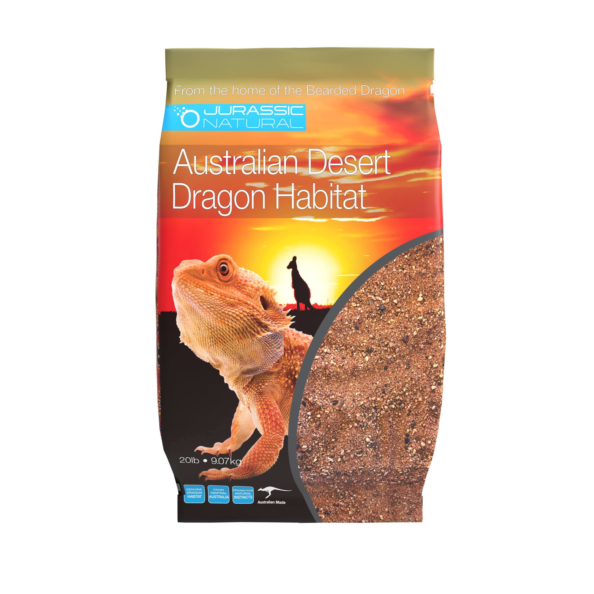 Jurassic Natural Australian Desert Dragon Habitat 20 lbs.