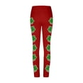 thumbnail image 6 of American Flag Clover Print High Rise Leggings for Women Stretchy Trousers Athletic Slim Fit Bottoms Festive Performance Sportswear, 6 of 6