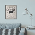 thumbnail image 2 of Stupell Industries Creamery Cow Rustic Farm Textured Word Design Framed Giclee Texturized Art by Stephanie Workman Marrott, 2 of 8