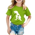 thumbnail image 1 of T-shirt Garçon à Col Rond à Manches Courtes, Ensembles d'Été pour Garçons, Tenues pour Filles 2T, 1 of 4