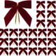 thumbnail image 1 of 25 Lazos Navideos Pequeos De Terciopelo Burdeos, Ideales Para Decorar Coronas De Rbol De Navidad, Envolver Regalos, Bodas, Bolsitas Para Dulces, Repostera Y Decoracin Del Hogar. 12, 7, UKHBMC, 1 of 9