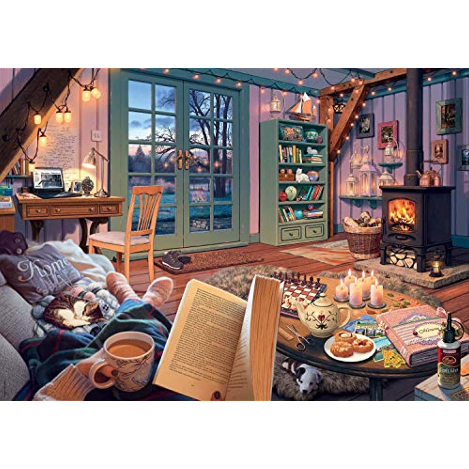 Ravensburger My Haven No.6 The Cosy Shed 1000 Piece Jigsaw Puzzle 15175 