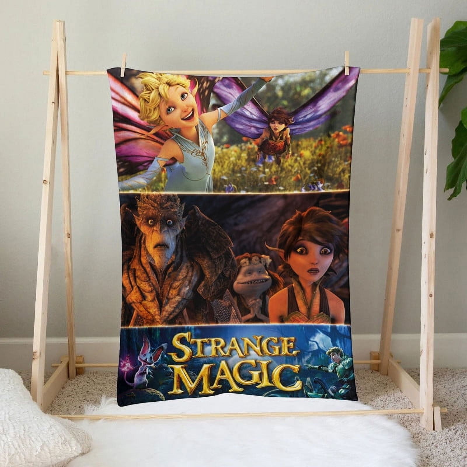 Strange Magic Throw Blanket Gifts for Fans Lover Girls Boys Women Present Hoodie Him Bed 50"x60"