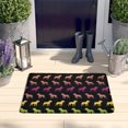 thumbnail image 2 of Rainbow Puppy Flannel Non Slip Door Rugs,Washable Door Mats Indoor,Decorative Door Mats,Dirt-Resistant and Absorbent Doormat for Entrance,Bedroom,Kitchen,Bathroom,31.5x17in(80x43cm), 2 of 4