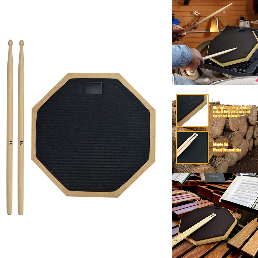 12 Inch Drum Practice Pad Soft highdensity, rubber, soft, Rubber Mute