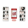 thumbnail image 4 of KISS imPRESS No Glue Needed Press On Nails, Design, BeautiFALL, Black, Medium Oval, 30 Count, 4 of 5