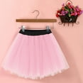 thumbnail image 4 of Lovskoo 2024 Womens Pleated Tulle Petticoat Tutu Puffy Skirt Gauze Short Skirt Adult Teen‘S 1950S Vintage Dance Skirts Pink, 4 of 4