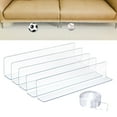 thumbnail image 5 of Hariumiu Couch Bumpers Protectors 5pcs Acrylic Sofa Bumpers Transparent Under-bed Furniture Protectors Waterproof Pet Safe Easy Install Removable Hard Surface, 5 of 8