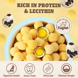Picture of TUGLET Freeze Dried Quail Egg Yolk Treats for Cats and Dogs, Single ...