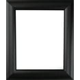 thumbnail image 2 of 3-5/8" Polystyrene Millenial Modern Picture Frame by WholesaleArtsFrames-com 12x18, 325 Series Metallic Black - Made in USA, 2 of 5
