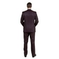thumbnail image 3 of Men's Modern-Fit 3pc Sharkskin Suit Set, 3 of 4