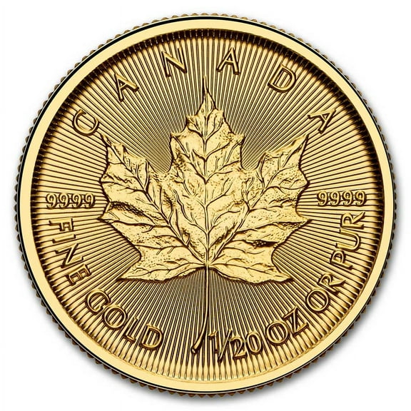 2025 Canada 1/20 oz Gold Maple Leaf BU