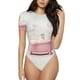 thumbnail image 1 of Balery Cute Bathtub Body de cuello redondo de manga corta para mujer Tops de manga corta Tops básicos-Large, 1 of 7