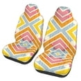 thumbnail image 1 of ZICANCN Car Seat Cover Yellow Line Geometric Pattern Car Front Seat Covers Protectors , Automotive Seat Covers for Cars Trucks Suv, 1 of 8