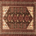 thumbnail image 1 of Ahgly Company Indoor Square Persian Brown Traditional Area Rugs, 6' Square, 1 of 4