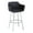 Black, variant on Milan Dahlia 36.4" Modern Club Counter Stool w/ Memory Swivel in Black