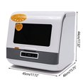thumbnail image 5 of QUEWATSA Portable Dishwasher,Countertop Dishwasher,Compact Dishwashers,Air Drying Cleaning Machine with 8L Built-in Water Tank Deep for Small Homes,Apartments,Dormitories,Boats,Campers, 5 of 7