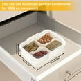 thumbnail image 2 of heritaly Portable Snack Serving Tray For Parties And Picnics Suitable For Party Snack Trays With Compartments, 2 of 5
