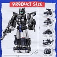 thumbnail image 5 of Gelomee 5 IN 1 Transforming Robot Toys for Boys, Magnetic Robots for Kids, Easy to Assembly Trucks Toy, Ideals Birthday Gift for Boy age 3-8 Years Old, 5 of 9