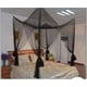 thumbnail image 2 of Mosquitera para cama negra (190 * 210 * 240 cm), mosquitera cuadrada grande para cama extra grande, mosquitera interior y exterior para camas individuales y dobles, 2 of 5