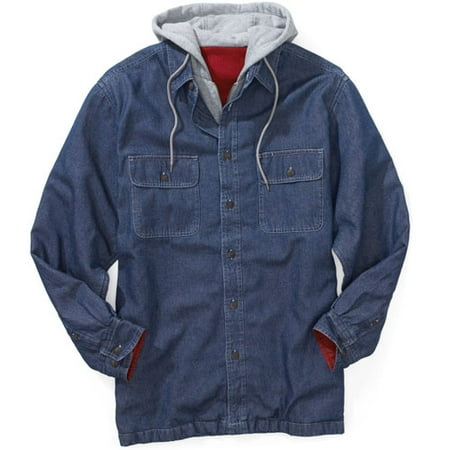 Big Men's Hooded Canvas Jacket