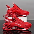 thumbnail image 5 of Men's Breathable Running Sneakers with Mesh Upper & Net Face - Lightweight Sneakers  Lace-Up Closure, Cushioned (Solid Color) Suitable for, Gym, Casual Wear - Round Toe Box,, 5 of 9