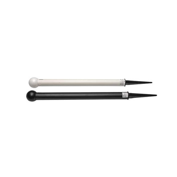 Mr. Chain Ground Post,27 In. H,White,PK6 91201-6