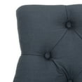 thumbnail image 4 of SAFAVIEH Eleni 26 in. H Tufted Wing Back Counter Stool with Ring, Navy Linen, Set of 2, 4 of 14