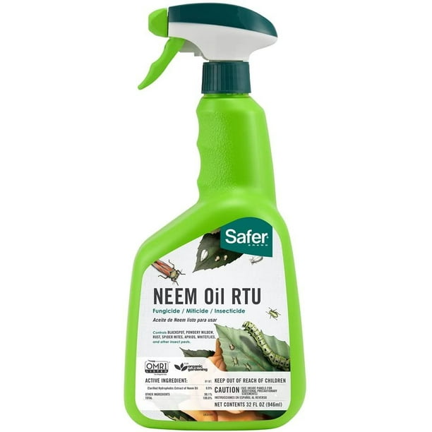Safer 51806 Neem Oil ReadytoUse Brand Fungicide, 1 Pack Walmart
