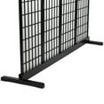 thumbnail image 7 of Room Divider Stand Black 4 Panel, 7 of 7