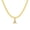 Letter A, variant on Initial Necklace for Women Tiny Letter Small Pendant Snake Chain Gold Plated Stainless Steel Simple Dainty Personalized Cubic Zirconia Delicate Jewelry Gold Letter T