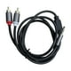 thumbnail image 4 of Cable adaptador auxiliar de audio Hugo macho de 3,5 mm a 2 RCA Y macho 1M, 4 of 10