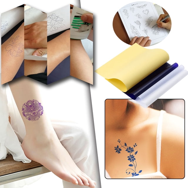 Heat Transfer Stencil Paper 25PC A4 Size for Home DIY Tattooists Transfer – Crafting Paper for Projects