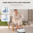 thumbnail image 3 of Shiatsu Foot Massager with Heat, Air Compression, Deep Kneading Massage up to Size 12, White, 3 of 12
