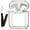 Pink, variant on Airpods 1,2 Case, Full-Body Hard Shell Protective Cover Case with Strap for Airpods 1, 2 - Pink