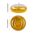 thumbnail image 2 of Becaristey Inflatable Cup Circular Holder Portable Swimming Pool Birthday Party Inflating Drink Beverage Holders Accessories Yellow 1Set, 2 of 6