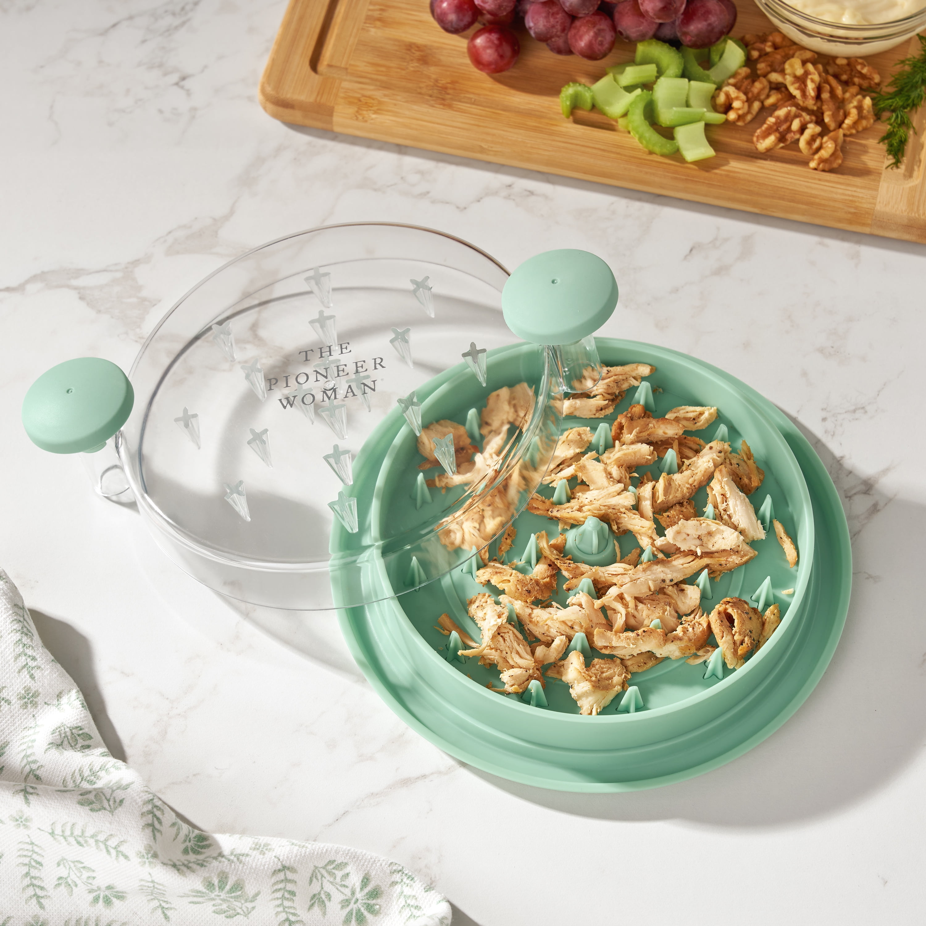 The Pioneer Woman BPA-Free Plastic Meat Shredder, Green