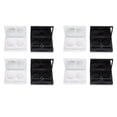 thumbnail image 1 of EeaseCA 8Pcs Rectangular Dumb Black Two Round Eye Shadow Boxes with Paste Mirror, 1 of 8