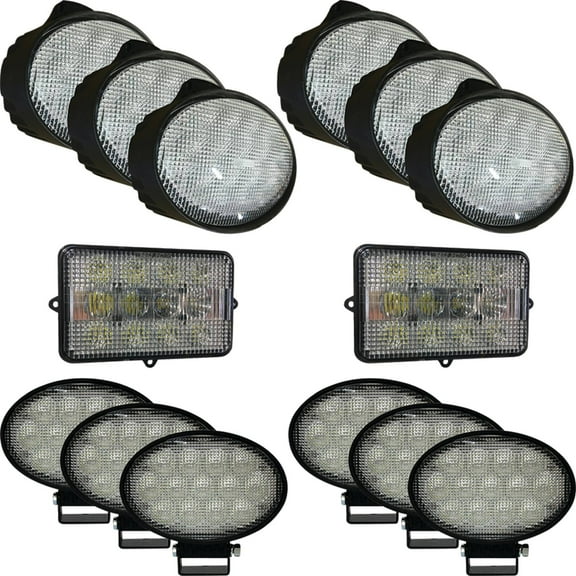 Tiger Lights Complete LED Light Kit JDKit-5 For John Deere 9470 STS, 9560, 9560 STS Off-Road Light