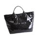 thumbnail image 5 of Bolso de playa impermeable de gran capacidad, elegante y reutilizable, bolso de mano para mujer, bolso de mano tipo hobo Negro, 5 of 9