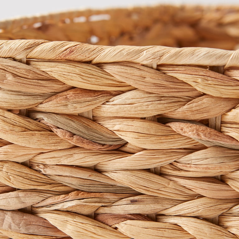Hyacinth Woven Storage Basket, Rectangle photo 3